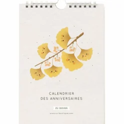 Calendrier des anniversaires Ginkgo