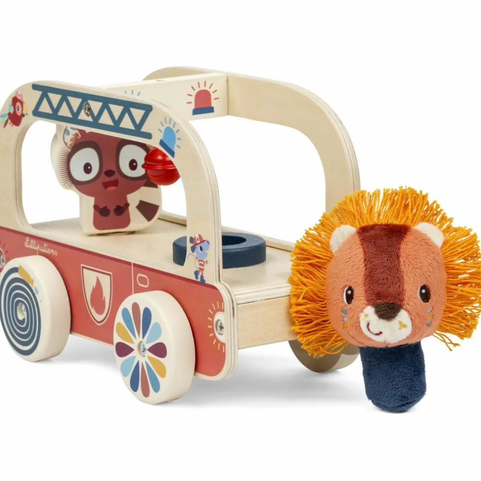 Camion de pompier en bois Jack