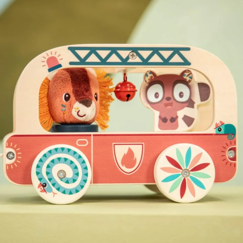 Camion de pompier en bois Jack