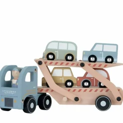 Camion porte-voiture en bois