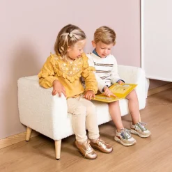 Canapé enfant Teddy écru