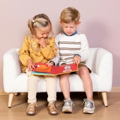 Canapé enfant Teddy écru
