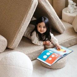 Canapé modulable Settee Biscuit molletonné