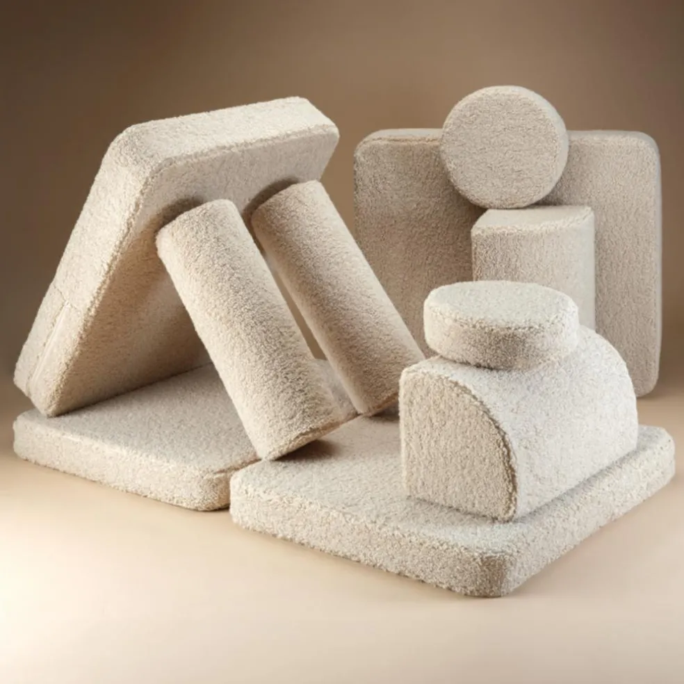 Canapé modulable Settee Biscuit molletonné