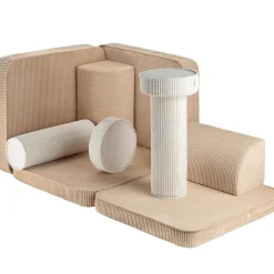 Canapé modulable Settee Brown Sugar velours côtelé