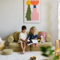 Canapé modulable Settee Matcha molletonné