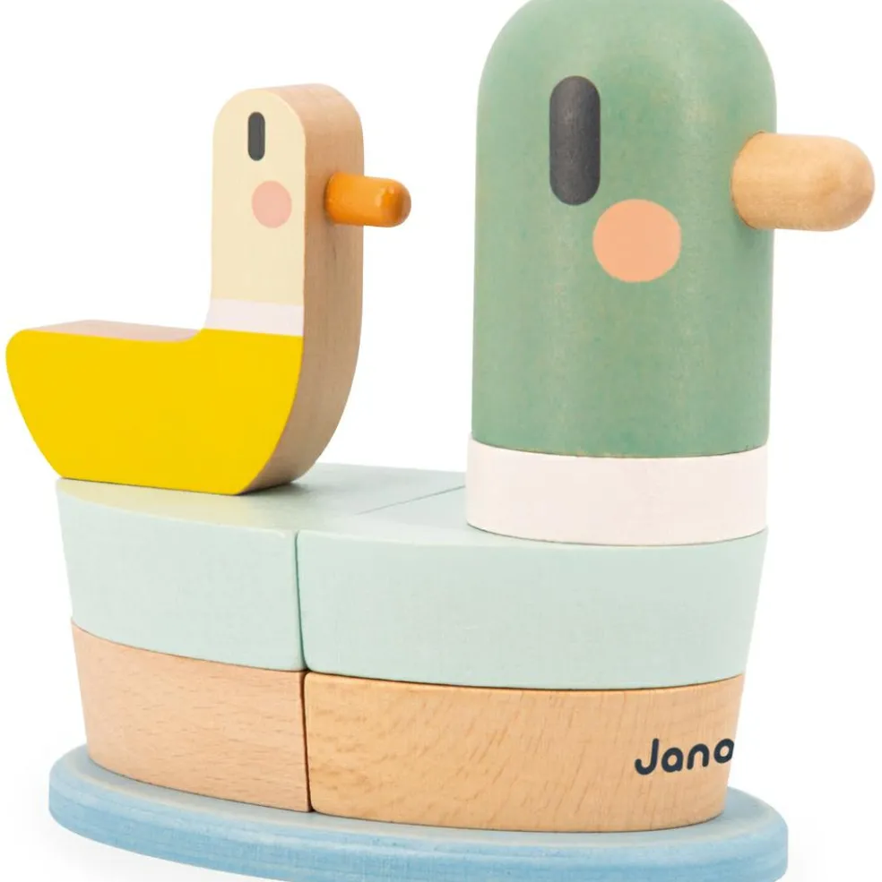 Canards empilables en bois Sweet Cocoon (8 pièces)