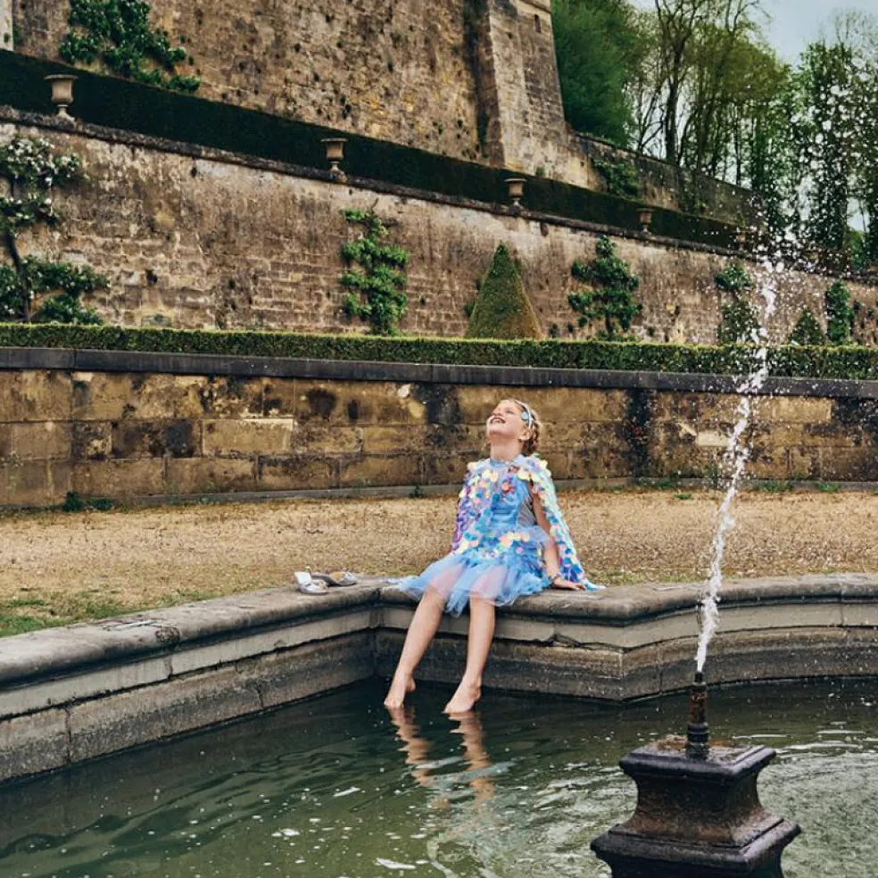 Cape à sequins Lorelie (5-7 ans)