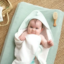 Cape de bain + gant Au large de Nova (70 x 70 cm)