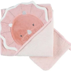 Cape de bain + gant tricératpos Popsie (75 x75 cm)