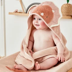 Cape de bain + gant tricératpos Popsie (75 x75 cm)