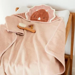 Cape de bain + gant tricératpos Popsie (75 x75 cm)