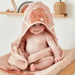 Cape de bain + gant tricératpos Popsie (75 x75 cm)