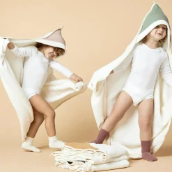 Cape de bain amande (95 x 95 cm)