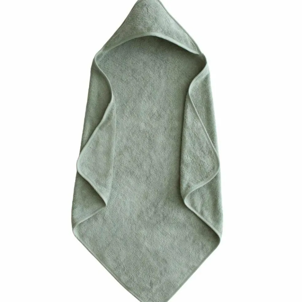 Cape de bain en coton bio Moss