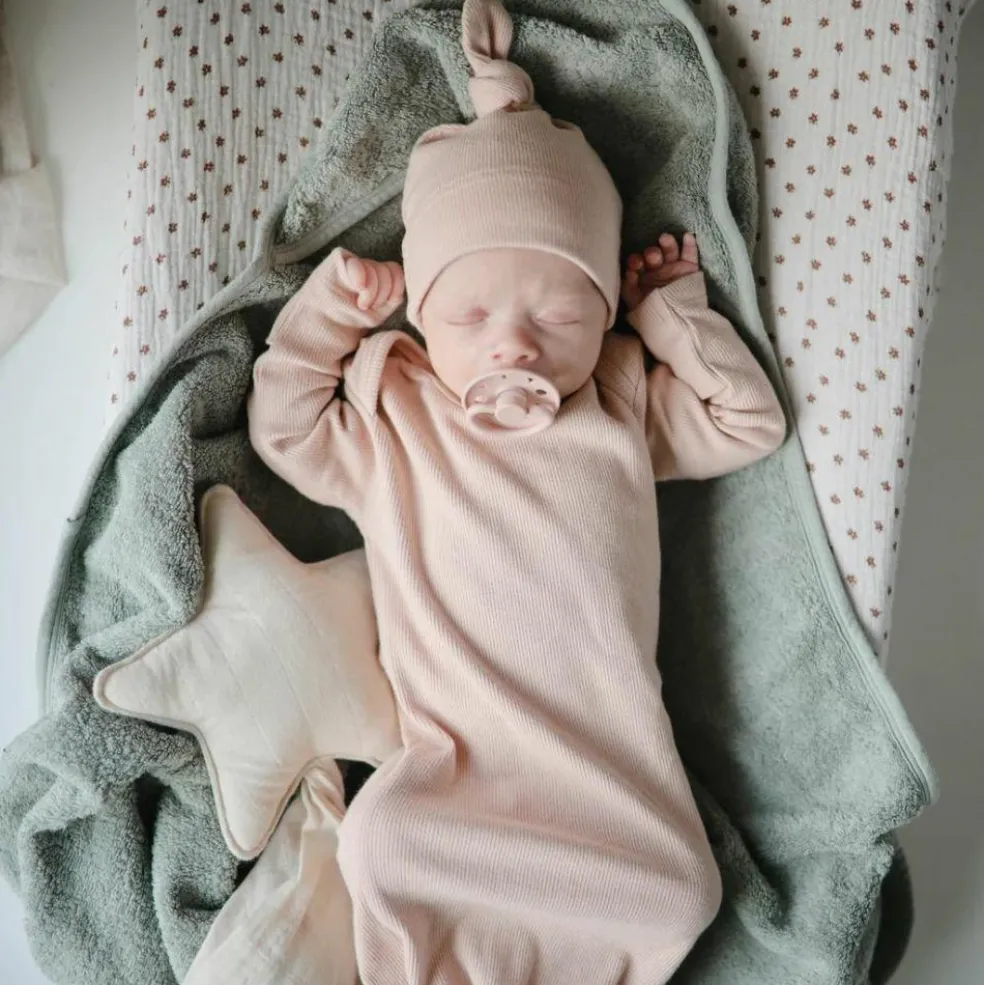 Cape de bain en coton bio Moss