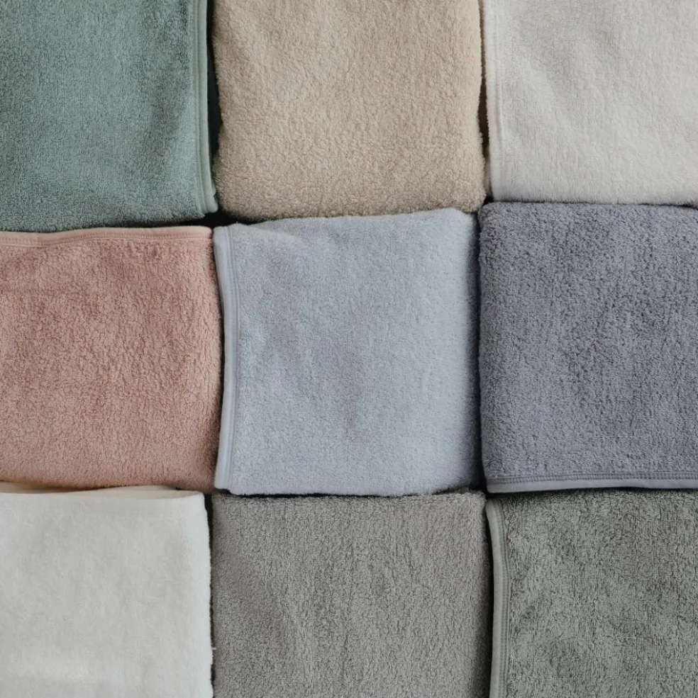 Cape de bain en coton bio Moss