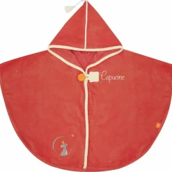 Cape de bain Faon Fraise personnalisable (0-5 ans)