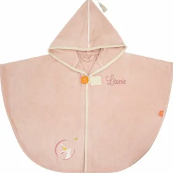 Cape de bain lapin poudré personnalisable (0-5 ans)