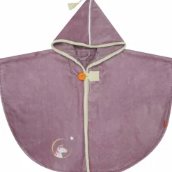 Cape de bain licorne parme (0-5 ans)