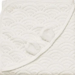 Cape de bain ours écrue (80 x 80 cm)