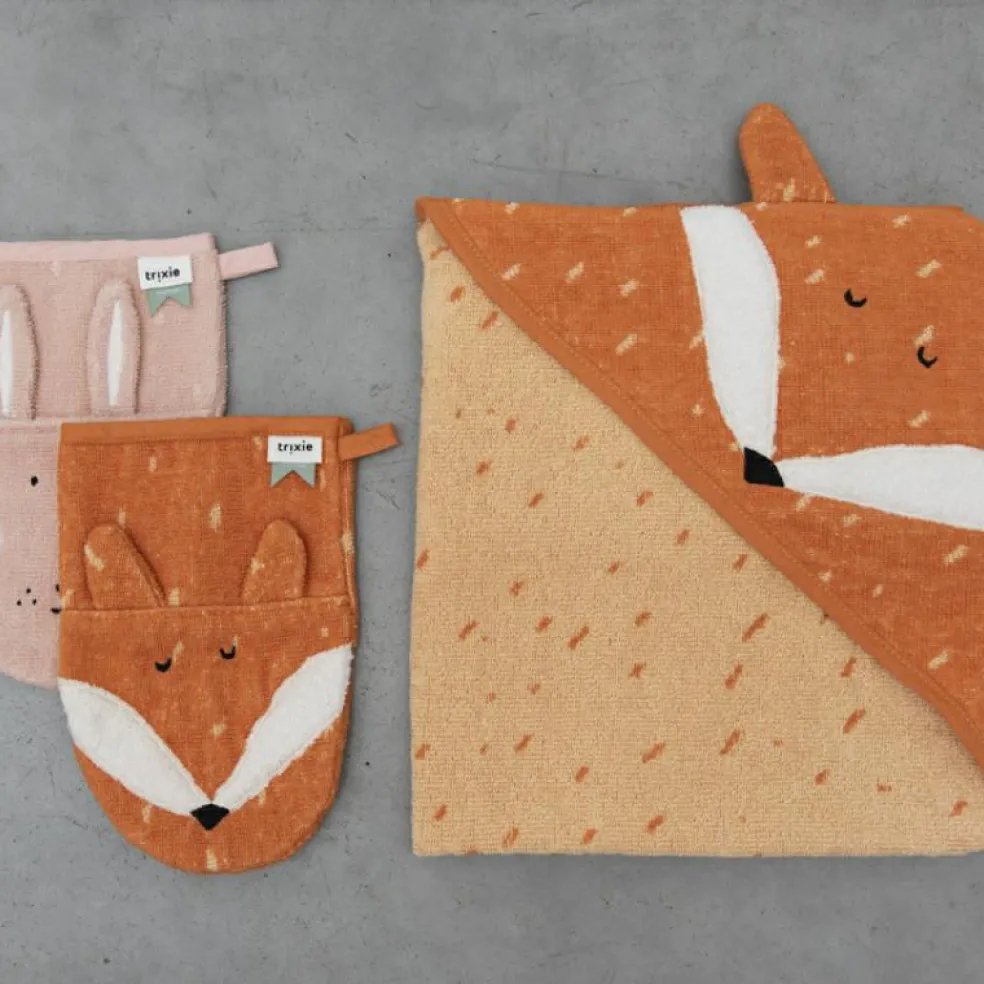 Cape de bain renard Mr. Fox (75 x 75 cm)