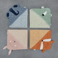 Cape de bain renard Mr. Fox (75 x 75 cm)