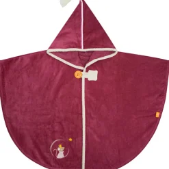 Cape de bain souris framboise (0-5 ans)