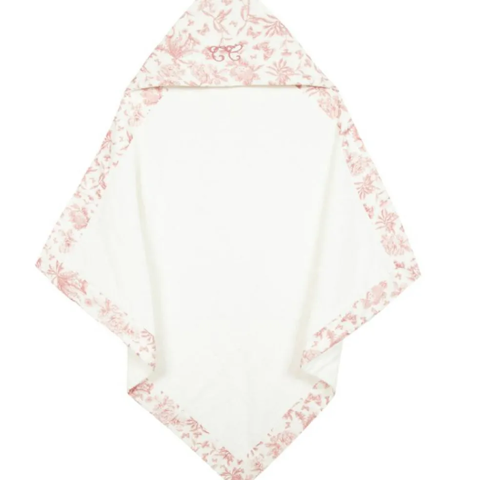 Cape de bain Toile de Jouy (70 x 70 cm)