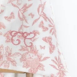 Cape de bain Toile de Jouy (70 x 70 cm)