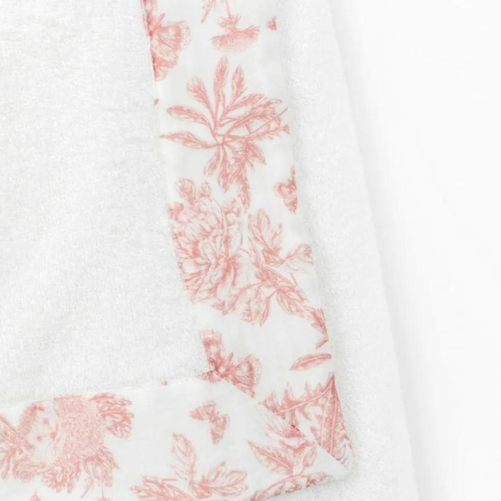 Cape de bain Toile de Jouy (70 x 70 cm)