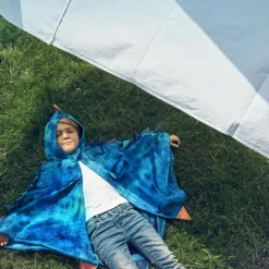 Cape de dragon bleu (5-7 ans)