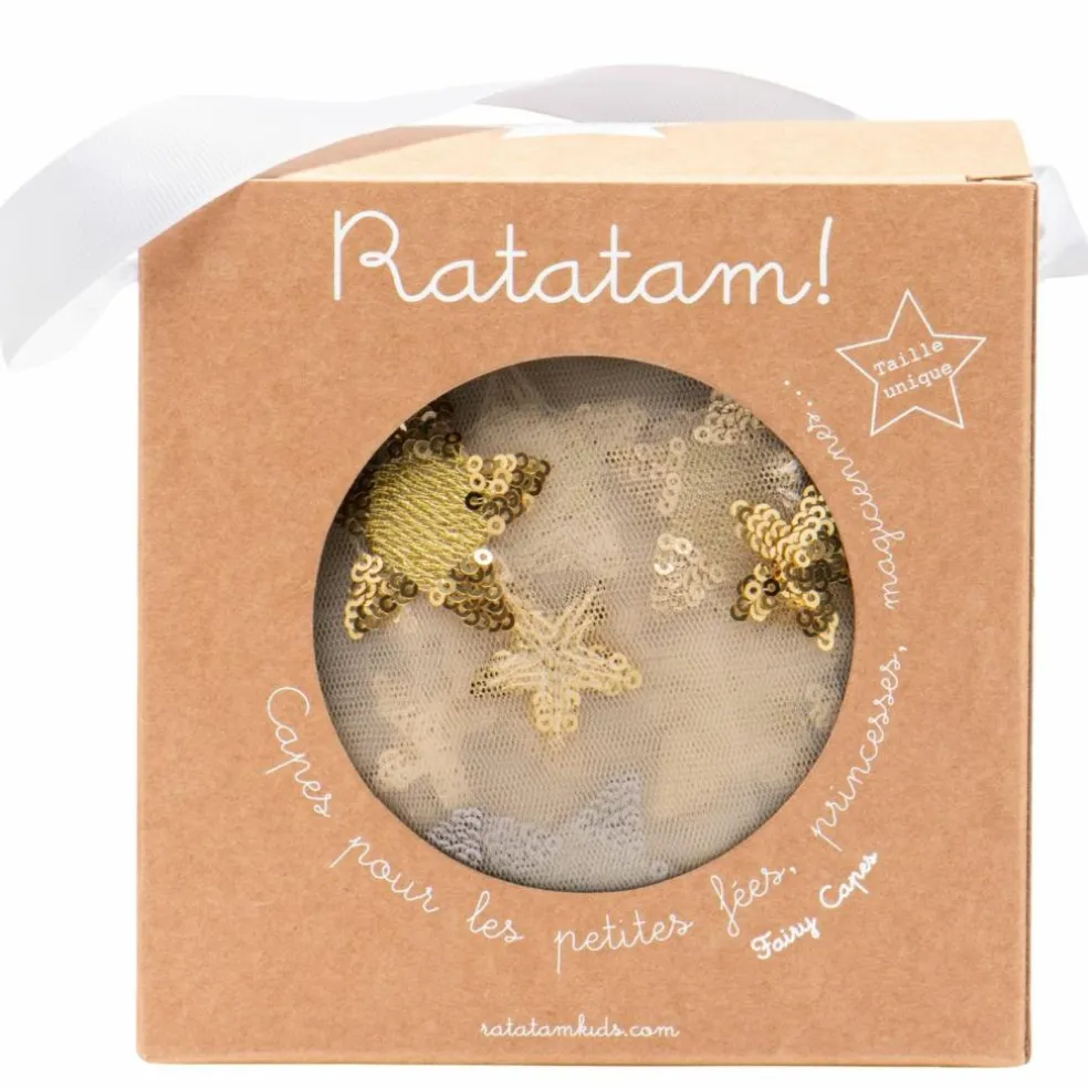 Cape de fée brodée à sequins (4-10 ans)