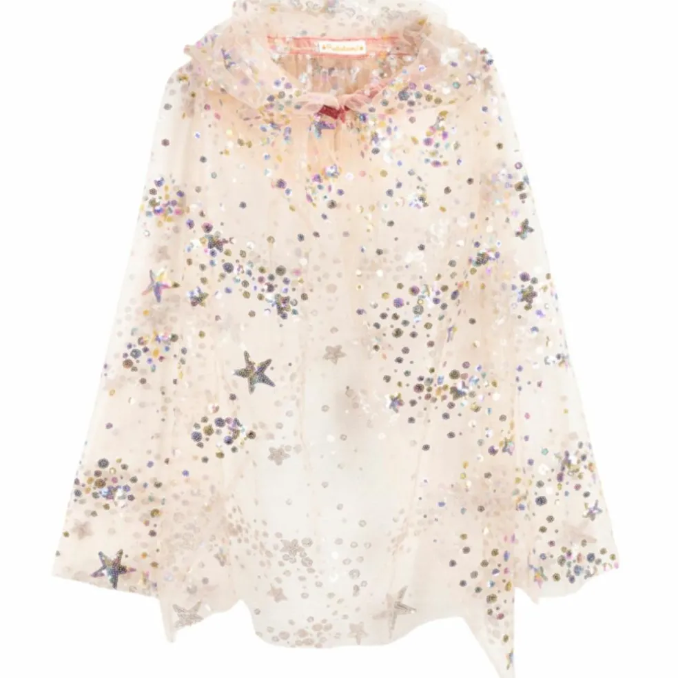 Cape de fée brodée multicolore (4-10 ans)