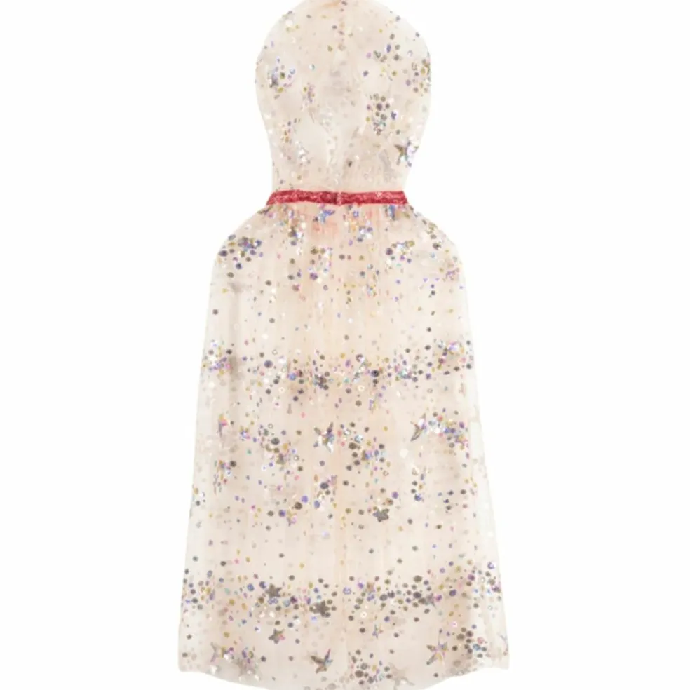 Cape de fée brodée multicolore (4-10 ans)