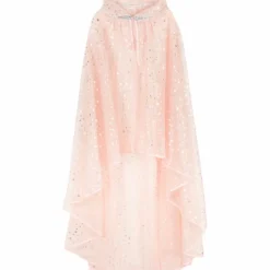 Cape de fée Rose à étoiles (4-10 ans)