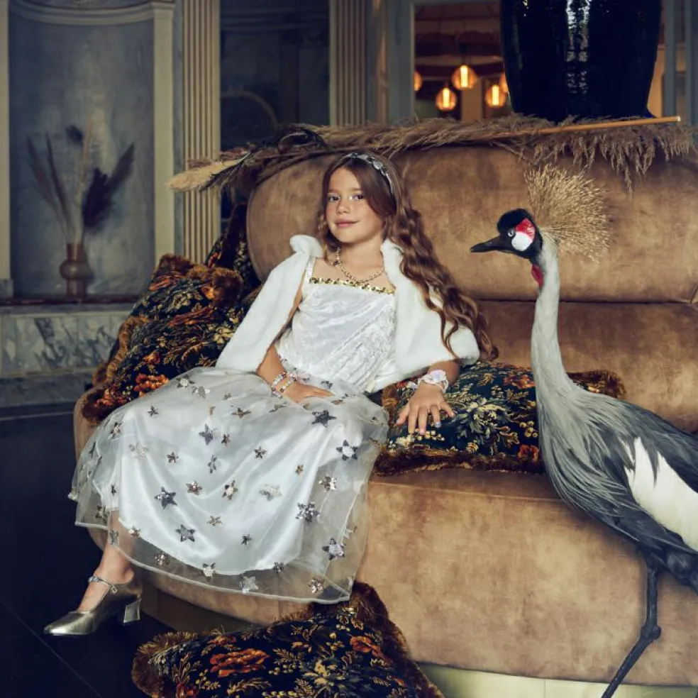 Cape en fausse fourrure Sterre (3-4 ans)