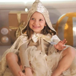 Cape Fairy en velours (3-10 ans)