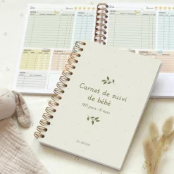 Carnet de suivi de bébé feuille (0-6 mois)