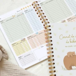 Carnet de suivi de bébé Ours (0-6 mois)