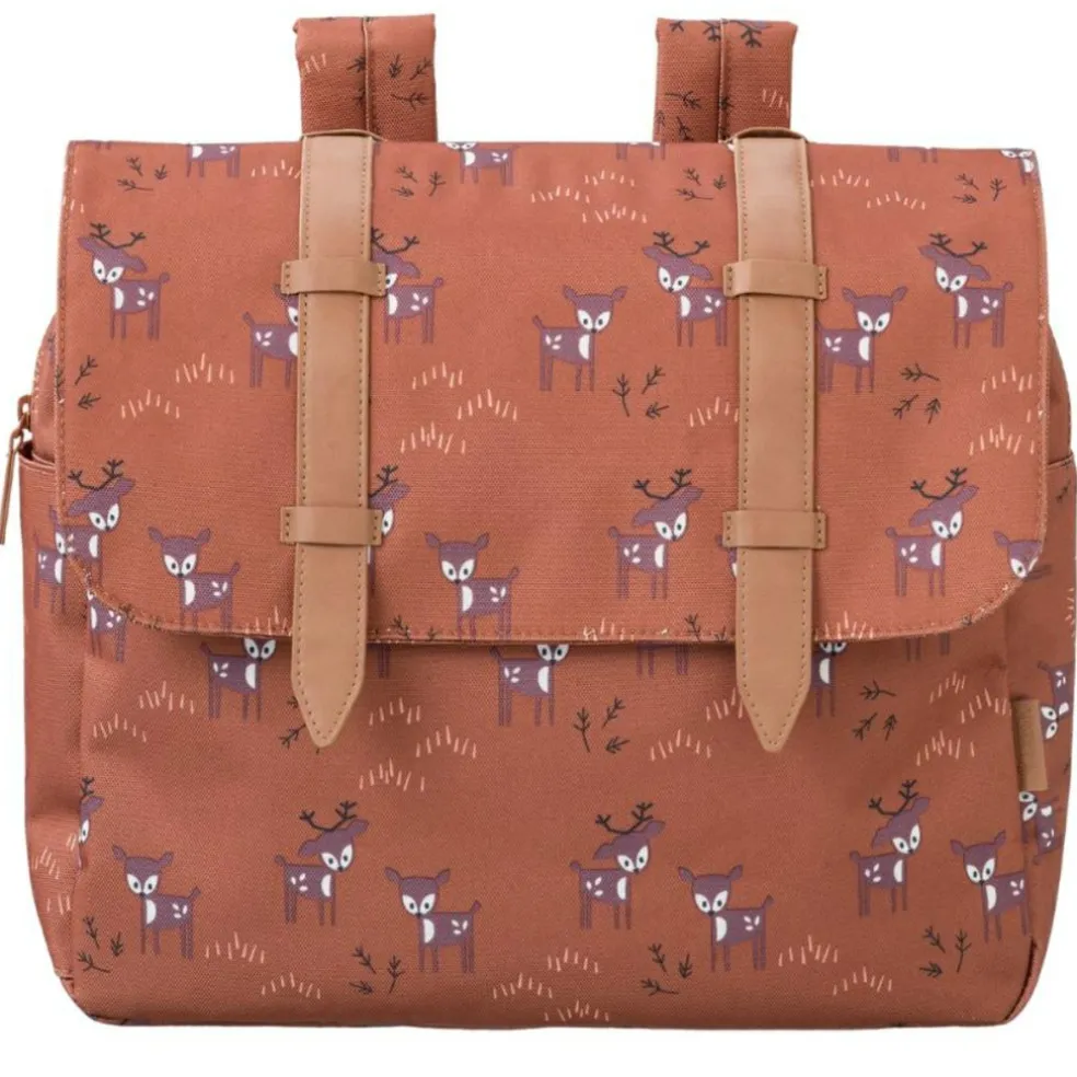 Cartable A4 maternelle Faon marron