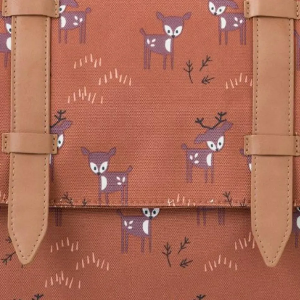 Cartable A4 maternelle Faon marron