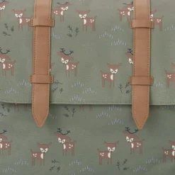 Cartable A4 maternelle Faon olive