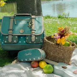 Cartable A4 maternelle Green Marguerite (35 cm)