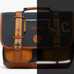 Cartable A4 maternelle Mustard Badges (35 cm)