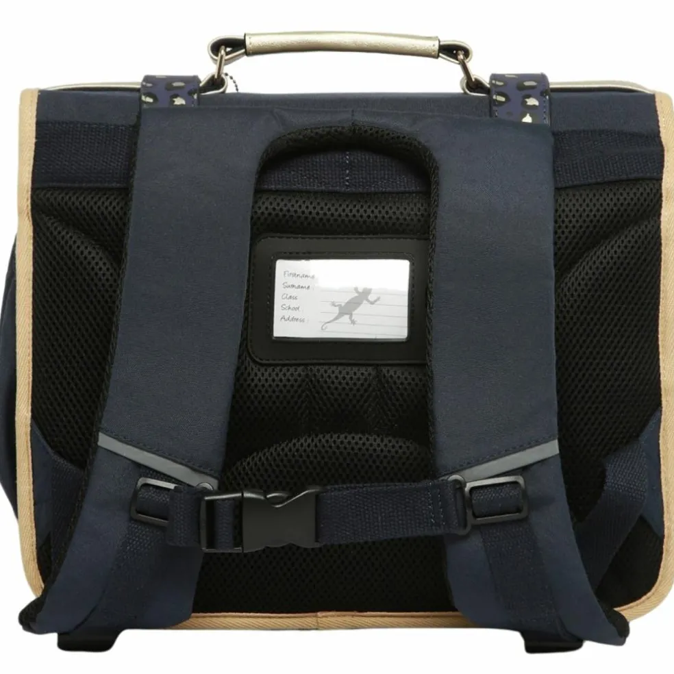 Cartable A4 maternelle Navy Gold Leopard (35 cm)
