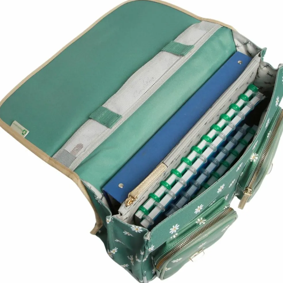 Cartable A4 primaire Green Marguerite (38 cm)