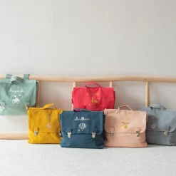 Cartable maternelle 33 cm rose grenadine (personnalisable)