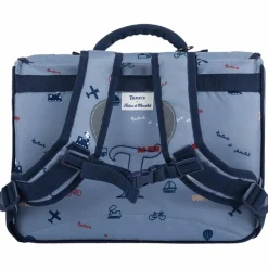 Cartable x Tartine et Chocolat Globe-Trotter Bleu (33 cm)