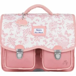 Cartable x Tartine et Chocolat Toile de Jouy Terracotta (33 cm)